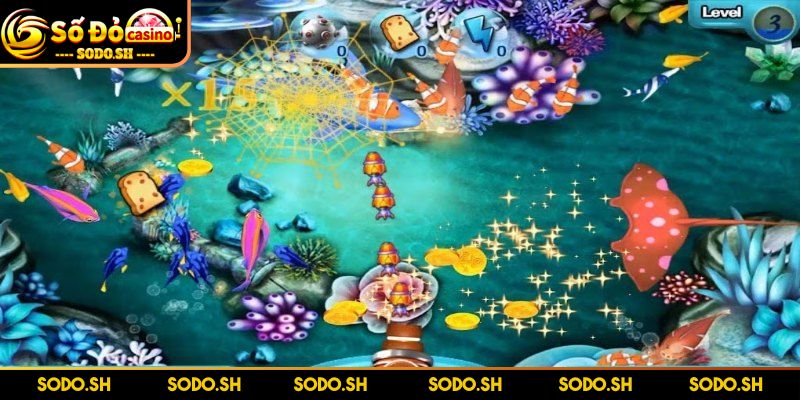 Bắn Cá Online Nhiều Xu SODO – Săn Thưởng Cực Hấp Dẫn - ban ca online nhieu xu thiet ke sau rong Bản đồ săn cá SODO thiết kế sâu rộng