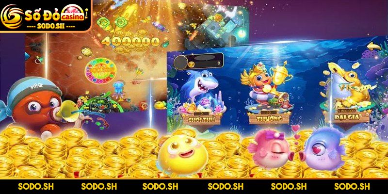 Game Bắn Cá Siêu Thị Online SODO – Thưởng Lớn Mỗi Ngày - game ban ca sieu thi online truc quan an tuong Game sở hữu thiết kế trực quan ấn tượng
