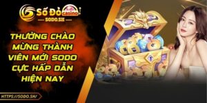 Thưởng Chào Mừng Thành Viên Mới SODO Vô Cùng Hấp Dẫn 
